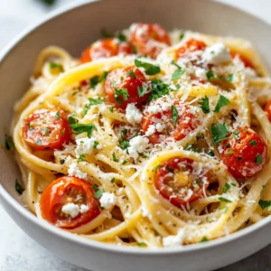 The Delicious Cherry Tomato Goat Cheese Pasta Recipe is a simple yet flavorful dish perfect for any occasion. With its short preparation time and ease of cooking, it's an ideal meal for weeknights or special events. This recipe combines the creaminess of goat cheese, the sweetness of cherry tomatoes, and the freshness of herbs to create a dish that is both satisfying and delicious. The flavors and textures in this recipe work together to create a culinary experience that is sure to please even the most discerning palate.