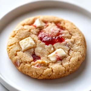 Strawberry cheesecake cookies are a unique and delicious treat that combines the sweetness of strawberries, the richness of cream cheese, and the crunch of white chocolate chips. These cookies are perfect for satisfying your sweet tooth and can be served at any time, although they are particularly suited for special occasions or as a snack. Not specified in the recipe is when these cookies are best served, but given their flavor profile, they could be ideal for spring and summer gatherings or as a year-round dessert option.