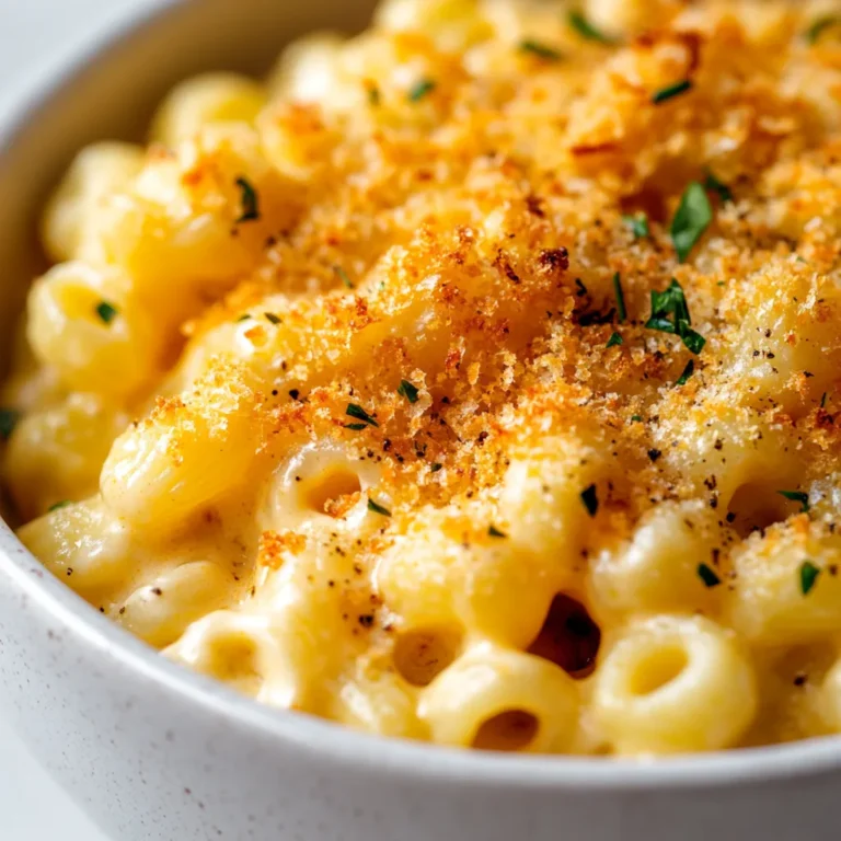 Vegan mac and cheese is a popular plant-based alternative to the classic comfort food dish, offering a creamy and satisfying experience without the need for animal products. This recipe, Vegan Mac and Cheese Bliss, is designed to deliver a rich, cheesy flavor profile that is both vegan-friendly and accessible to a wide range of culinary skill levels. The combination of non-dairy milk, dairy-free cheese, and nutritional yeast creates a compelling flavor and texture that closely mimics traditional macaroni and cheese. When to serve this dish is not specified in the recipe, but it can be enjoyed on various occasions, such as weeknight meals or special gatherings, due to its comforting and satisfying nature.