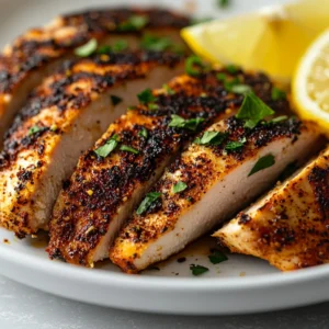 The Blackened Chicken Delight recipe offers a flavorful and easy-to-make dish, perfect for a quick dinner. This recipe combines the spicy and savory flavors of blackened chicken with a crispy crust and juicy interior. The combination of flavors and textures makes it an ideal option for those looking for a delicious and impressive meal. Not specified in the recipe is when to serve this dish, but its quick preparation time makes it suitable for a weeknight dinner or a special occasion.