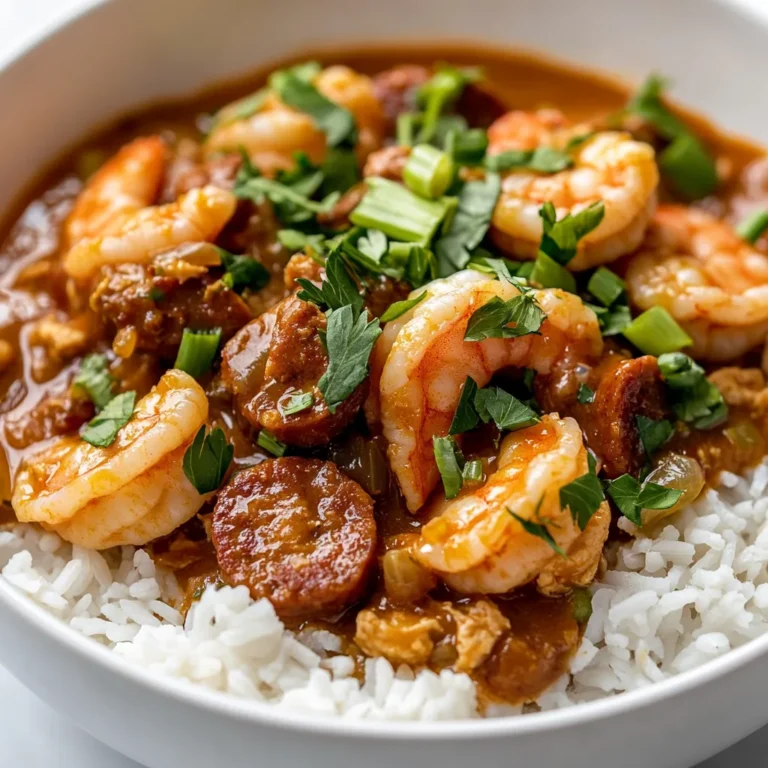 Gumbo is a quintessential Louisiana dish that originated in the southern United States, known for its rich flavors and diverse ingredients. It often combines a variety of meats and seafood, making it a hearty and satisfying meal. The term "gumbo" refers to a soup or stew that is typically served over rice. This dish is perfect for special occasions or social gatherings, and its flavors are sure to delight both locals and visitors to the region. Not specified in the recipe is the specific time of year or occasion when this dish is best served, but its warm and comforting nature makes it suitable for a variety of events.