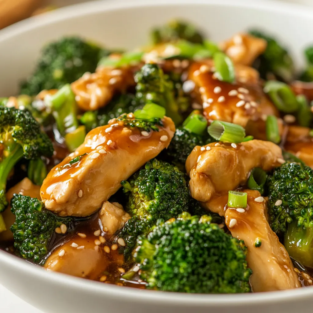 To cook a delicious and healthy meal, it is essential to have a recipe that combines the best ingredients with simple steps. The Chinese Chicken Broccoli Delight Recipe is a great option for those looking for a tasty and quick meal. This recipe is perfect for a weeknight dinner or a special occasion. The dish offers a delightful combination of chicken, broccoli, and a variety of spices and sauces, making it a great choice for those who love Chinese cuisine. As for the taste, it is a balance of savory, sweet, and slightly spicy flavors, which are typical of Chinese stir-fry dishes. The recipe is best served immediately, garnished with green onions, and can be accompanied by steamed rice or noodles for a complete meal.