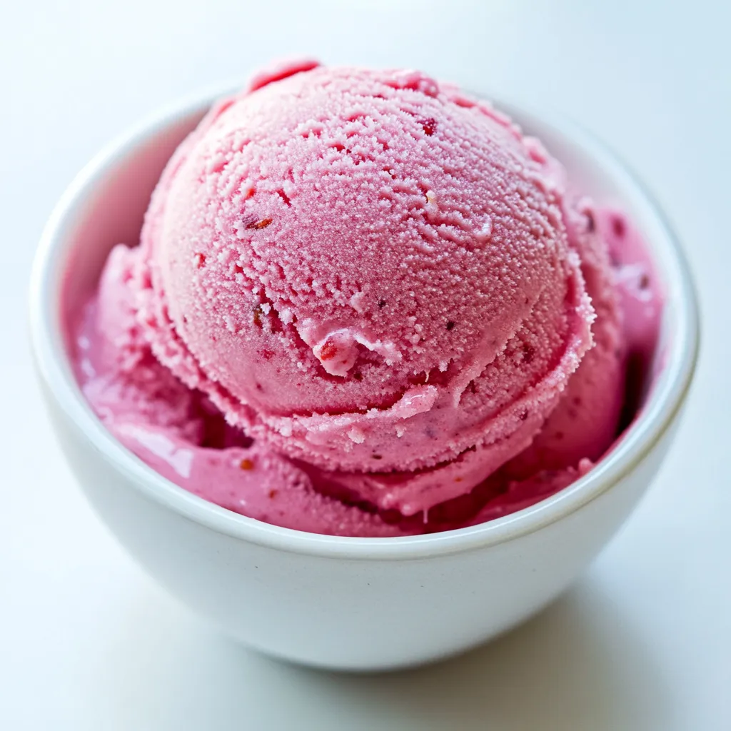 Raspberry Bliss Sherbet is a delicious and refreshing dessert perfect for warm weather or any occasion when you need a sweet treat. The combination of fresh raspberries, sugar, water, lemon juice, and salt creates a unique and tantalizing flavor profile that is both tangy and sweet. Not specified in the recipe is when this dessert is traditionally served, but it can be enjoyed at any time of the year, depending on personal preference. The taste of the sherbet is a beautiful balance of the sweetness from the sugar and the tartness from the raspberries, making it a delightful experience for the palate.