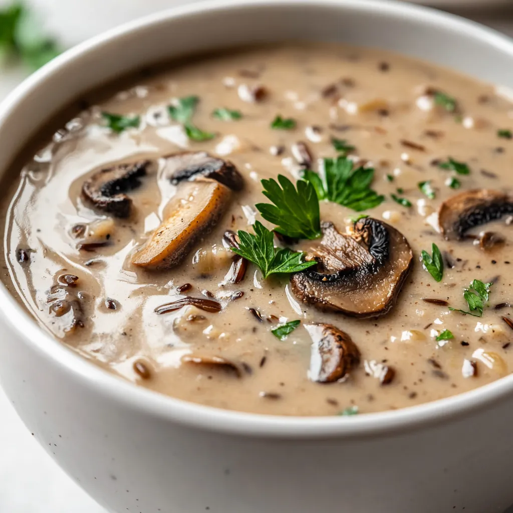 The Vegan Mushroom & Wild Rice Soup Recipe is a hearty and flavorful dish perfect for a chilly evening. This recipe is designed to serve 4-6 people and can be prepared in under an hour. It's an excellent option for those looking for a comforting and satisfying meal that's also vegan. The combination of wild rice and mixed mushrooms creates a rich and earthy flavor profile that's sure to please even the most discerning palates.