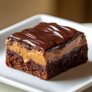 Buckeye Brownies are a decadent dessert that combines the best of chocolate and peanut butter, offering a rich and indulgent treat for anyone looking to satisfy their sweet tooth. The combination of flavors and textures in this recipe creates a unique and delicious experience. This dessert is perfect for those who enjoy a balance of chocolate and peanut butter. The Buckeye Brownies recipe is a great way to indulge in a classic dessert. Not specified in the recipe is when to serve, but based on the description, it can be assumed that these brownies are perfect for any occasion, whether it's a special event or just a regular day.