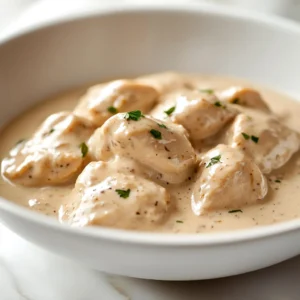 The Creamy Chicken and Gravy Delight Recipe is a dish that embodies the concept of comfort food, providing a sense of warmth and solace with its tender chicken pieces smothered in a rich and creamy gravy. This recipe is perfect for a weeknight dinner or a special occasion, offering a savory and satisfying experience. Comfort food plays a significant role in many cuisines, and this recipe draws inspiration from classic comfort food dishes, combining the richness of chicken and gravy with the simplicity of a weeknight dinner.