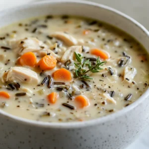 The Creamy Chicken and Wild Rice Soup recipe is a perfect comfort food dish for a chilly evening with family and friends. This soup is not only delicious but also provides a sense of warmth and satisfaction, making it an ideal option for a cozy night in. The recipe promises to deliver a rich and flavorful soup that can be prepared in under an hour, making it a great choice for a weeknight dinner. Not specified in the recipe is when to serve this dish, but it seems like it would be perfect for any time of the year when a warm and comforting meal is needed.