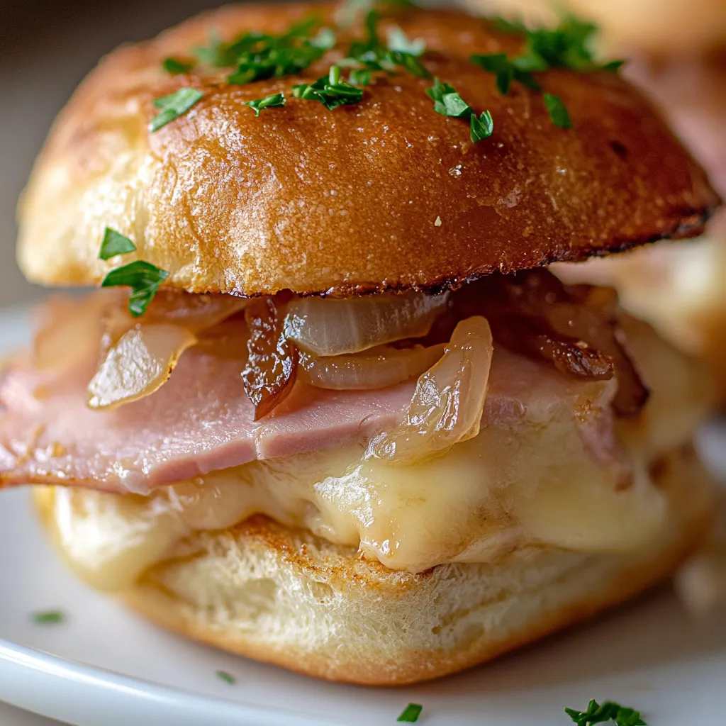 The ham and Swiss sliders are a popular holiday party favorite, known for their combination of savory ham, melted Swiss cheese, and sweet caramelized onions. These bite-sized sliders are perfect for any gathering, and their ease of preparation makes them a stress-free option for busy hosts. The taste of the ham and Swiss sliders is a perfect blend of savory and sweet, with the caramelized onions adding a depth of flavor that complements the ham and cheese beautifully. As for when to serve, these sliders are ideal for holiday parties, but they can also be enjoyed at any other gathering or celebration.