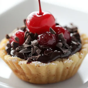 The Delicious Chocolate Covered Cherry Sugar Cookie Cups Recipe is a mouth-watering treat that combines the sweetness of sugar cookies, the tanginess of cherries, and the richness of chocolate. This combination is a classic one, and the recipe puts a unique twist on it by creating bite-sized cookie cups. The taste of these cookie cups is a perfect balance of sweet and tangy, with the crunch of the sugar cookies and the smoothness of the chocolate.