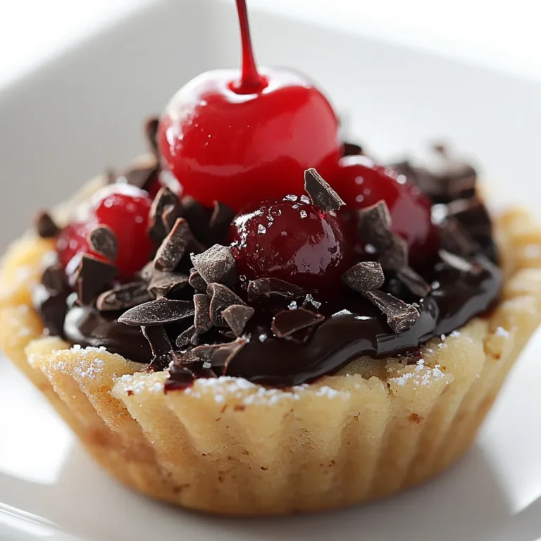 The Delicious Chocolate Covered Cherry Sugar Cookie Cups Recipe is a mouth-watering treat that combines the sweetness of sugar cookies, the tanginess of cherries, and the richness of chocolate. This combination is a classic one, and the recipe puts a unique twist on it by creating bite-sized cookie cups. The taste of these cookie cups is a perfect balance of sweet and tangy, with the crunch of the sugar cookies and the smoothness of the chocolate.