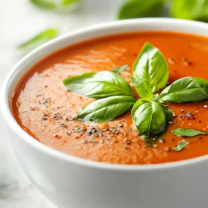 The Creamy Tomato Basil Soup is a delightful and comforting meal option that combines the richness of fresh tomatoes, basil, and coconut milk. This vegan and paleo-friendly recipe is perfect for those seeking a healthy and delicious meal. The soup is ideal for a comforting meal, but the specific occasions or times to serve are not specified in the recipe. The taste of the soup is a perfect blend of fresh and creamy flavors, making it a great option for anyone looking for a healthy and delicious meal. However, the exact description of the taste is not fully detailed in the recipe, but it's inferred to be rich and satisfying due to the combination of ingredients.