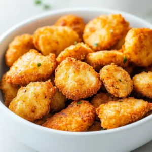 The Delicious Crispy Air Fryer Chicken Nuggets Recipe is a mouth-watering and easy-to-make dish perfect for both kids and adults, providing a quick and satisfying meal experience. This recipe is ideal for a weeknight dinner or a quick snack, as it can be prepared and cooked in under 30 minutes. The combination of crispy exterior and tender interior makes it a great option for those looking for a healthier alternative to deep-fried chicken nuggets. Not specified in the recipe is the specific occasion or event for which this dish is most suitable, but its versatility makes it a great choice for a variety of situations.