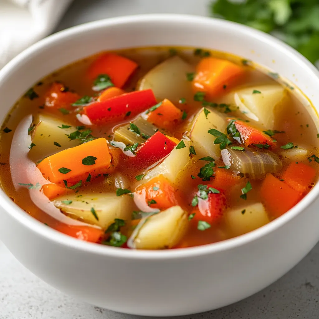 This recipe article discusses the Hearty Vegetable Soup Delight, a nutritious and delicious meal option for any occasion. The soup combines fresh vegetables, herbs, and flavorful broth, making it a perfect choice for those seeking a healthy and tasty meal. The Hearty Vegetable Soup Delight is ideal for serving at various gatherings, special events, or even as a comforting meal on a chilly day. When to serve this dish is not limited to specific occasions, as it can be enjoyed at any time of the year.