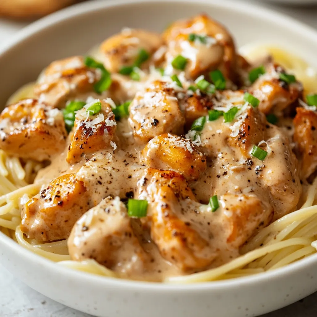 The Chicken Lazone recipe is a mouth-watering dish that combines the richness of creamy sauce with the bold flavors of Cajun seasoning, perfect for a quick weeknight dinner or a special occasion. This easy-to-make recipe is ideal for individuals who want to indulge in a delicious homemade meal without spending too much time in the kitchen. The dish is a perfect blend of creamy and spicy flavors, making it a delight for the taste buds. Not specified in the recipe is the ideal time to serve or the taste, but it can be assumed that it is best served hot, garnished with chopped scallions.
