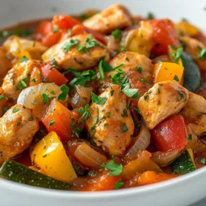 The Delicious One Pan Chicken and Vegetable Recipe is a perfect meal for a weeknight dinner, offering a nutritious and flavorful experience. This dish is easy to make and can be ready in just 30 minutes, making it an ideal choice for busy individuals and families. The combination of chicken and a variety of vegetables provides a balanced mix of proteins, vitamins, and minerals, contributing to a healthy diet.