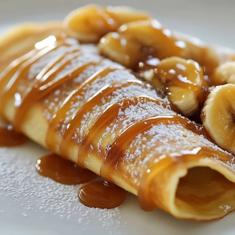 The Delicious Banana Bliss Crepes Recipe is a sweet and creamy dessert perfect for any occasion, offering a unique combination of flavors and textures that are sure to impress. This dessert is ideal for serving at various events, from informal gatherings to formal dinners, due to its elegant presentation and delicious taste. The combination of sweet caramelized bananas, creamy whipped cream, and delicate crepes makes this recipe a must-try for any dessert lover.